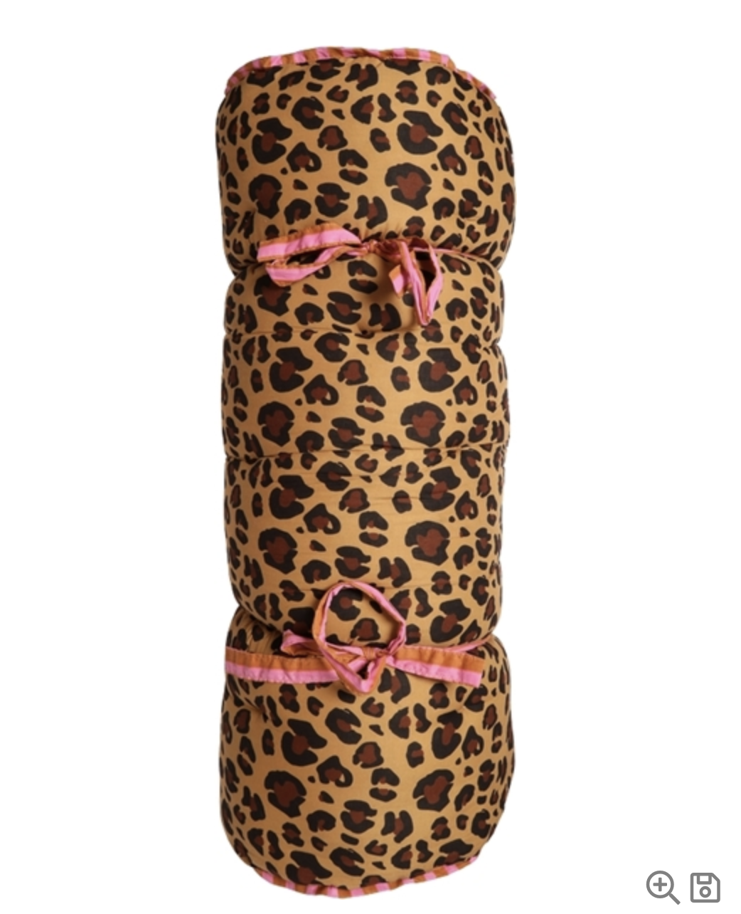 Couverture, artisan, leopard-sand/pink, 85x190