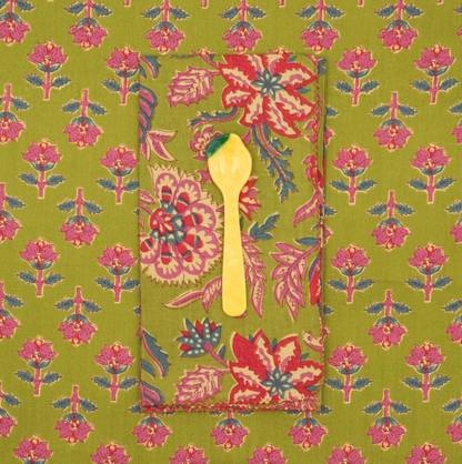 Serviettes de tablex4 - Dandelion Olive