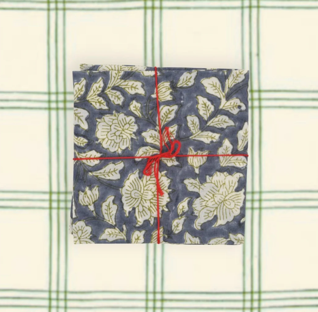 Serviettes de tablex4 - Iris Moonlight
