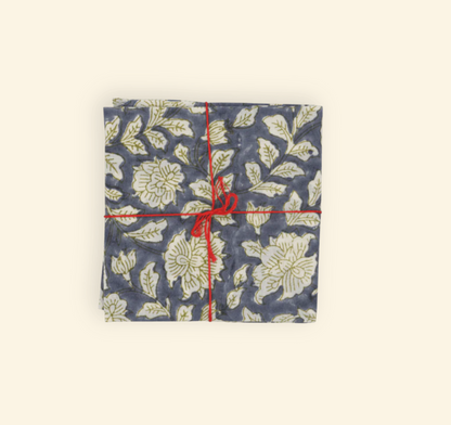 Serviettes de tablex4 - Iris Moonlight