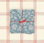 Serviettes de table x4 - Iris Air