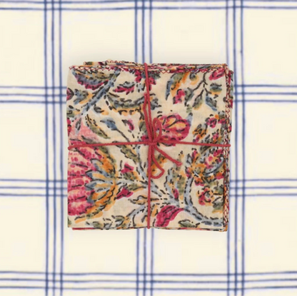 Serviettes de table x4 -Hysope Fadded