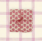 Serviettes de table x4 - Bourrache Fadded