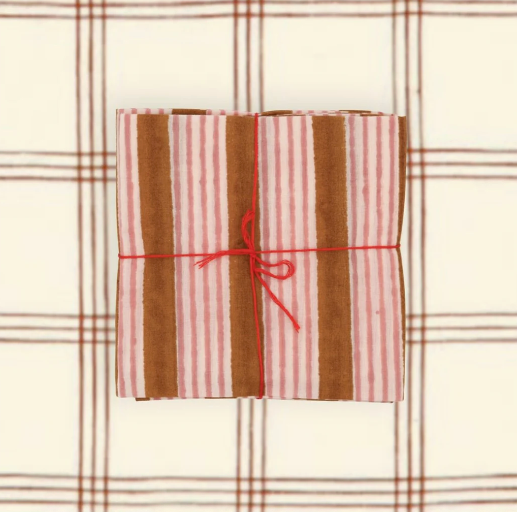 Serviettes de table x4 - Alice Powder