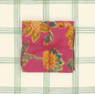 Serviettes de table x4 - Liseron Carmine