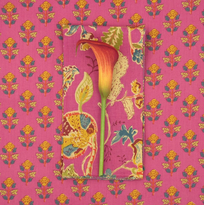 Serviettes de table x4 - Liseron Carmine
