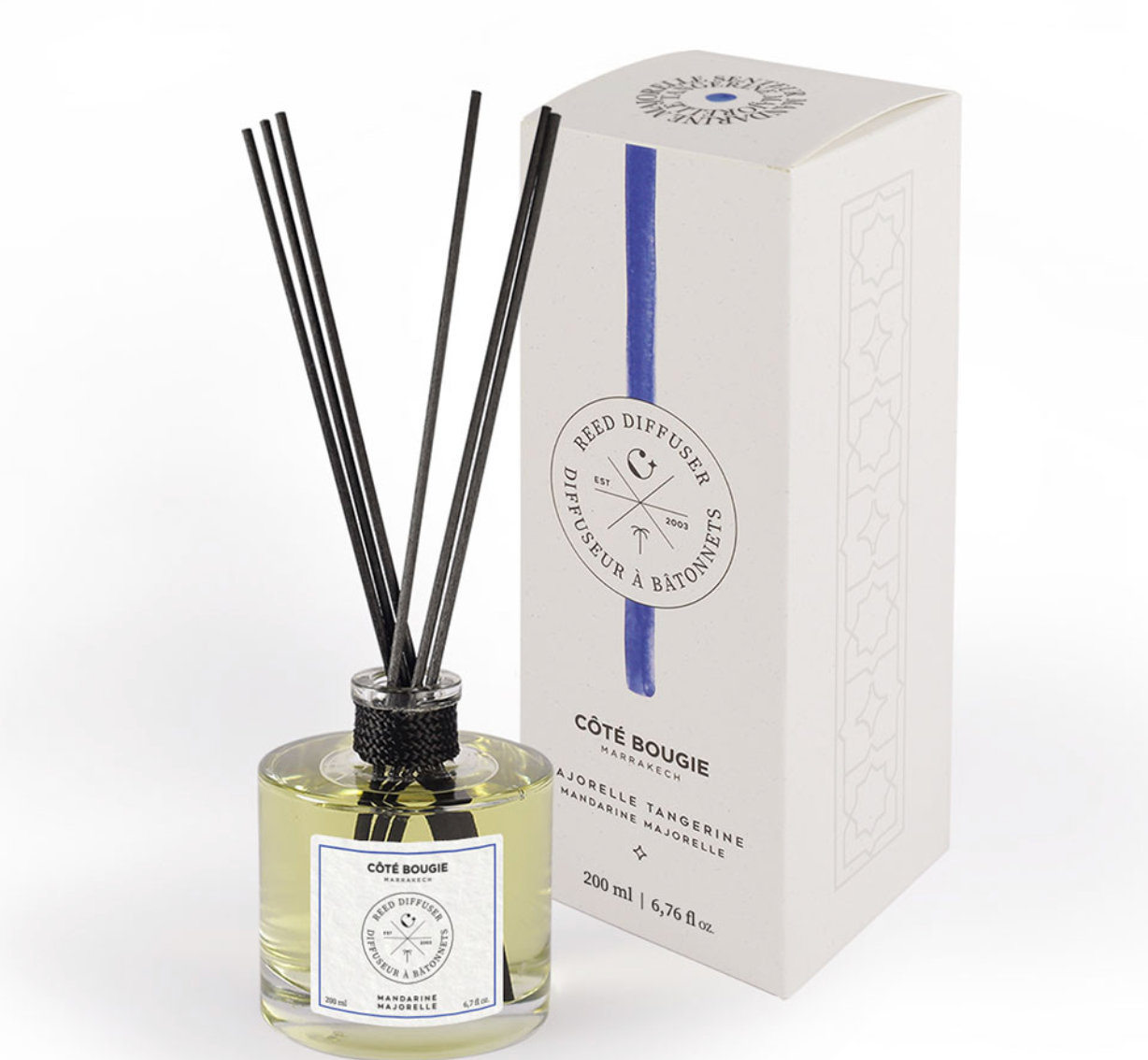 Diffuseur bâtonnet Mandarine Majorelle 200ML