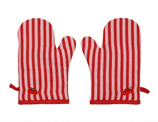 GANT CUISINE BRODES X2 KITCHFUN ROSE+ROUGE 18X26CM