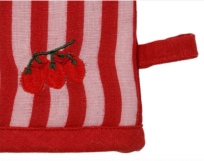 GANT CUISINE BRODES X2 KITCHFUN ROSE+ROUGE 18X26CM