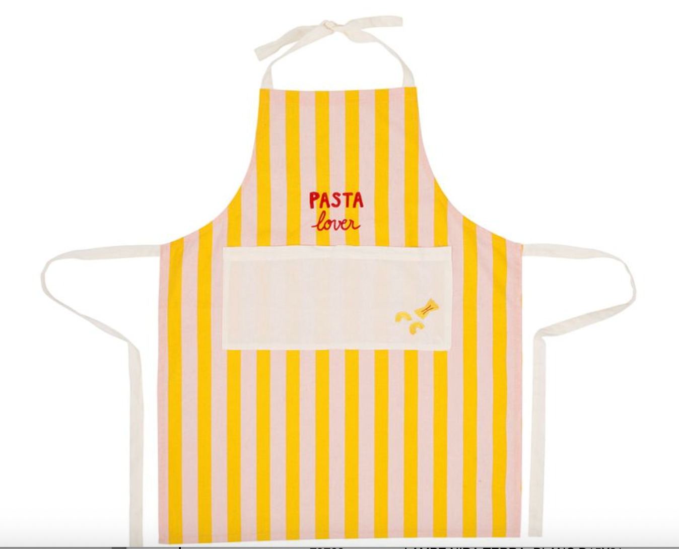TABLIER KITCHFUN JAUNE 73X90CM