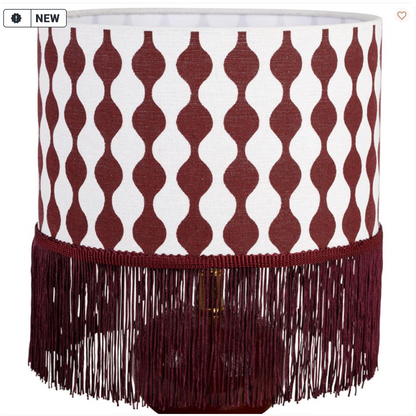 LAMPE BOHOHOTEL BORDEAUX D16XH37CM
