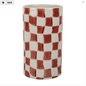 VASE CYLINDRE KAROZ BORDEAUX D10.5XH19CM