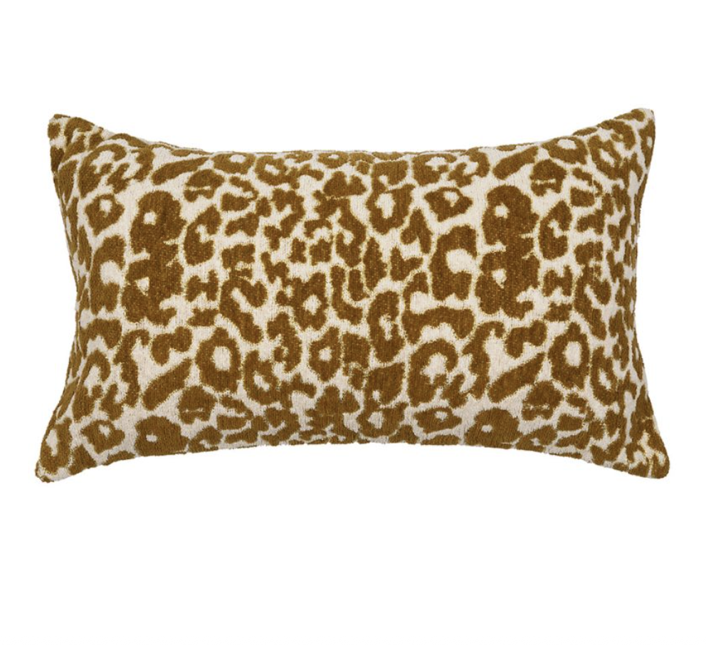 COUSSIN JUNGLE POP OCRE+DORE 50X30CM