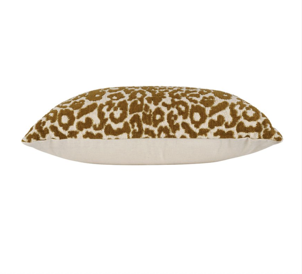COUSSIN JUNGLE POP OCRE+DORE 50X30CM