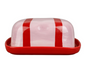 BEURRIER KITCHFUN LILAS + ROUGE 18X12X7.5CM