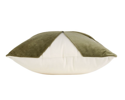 COUSSIN FLORILENE KAKI 45X45CM
