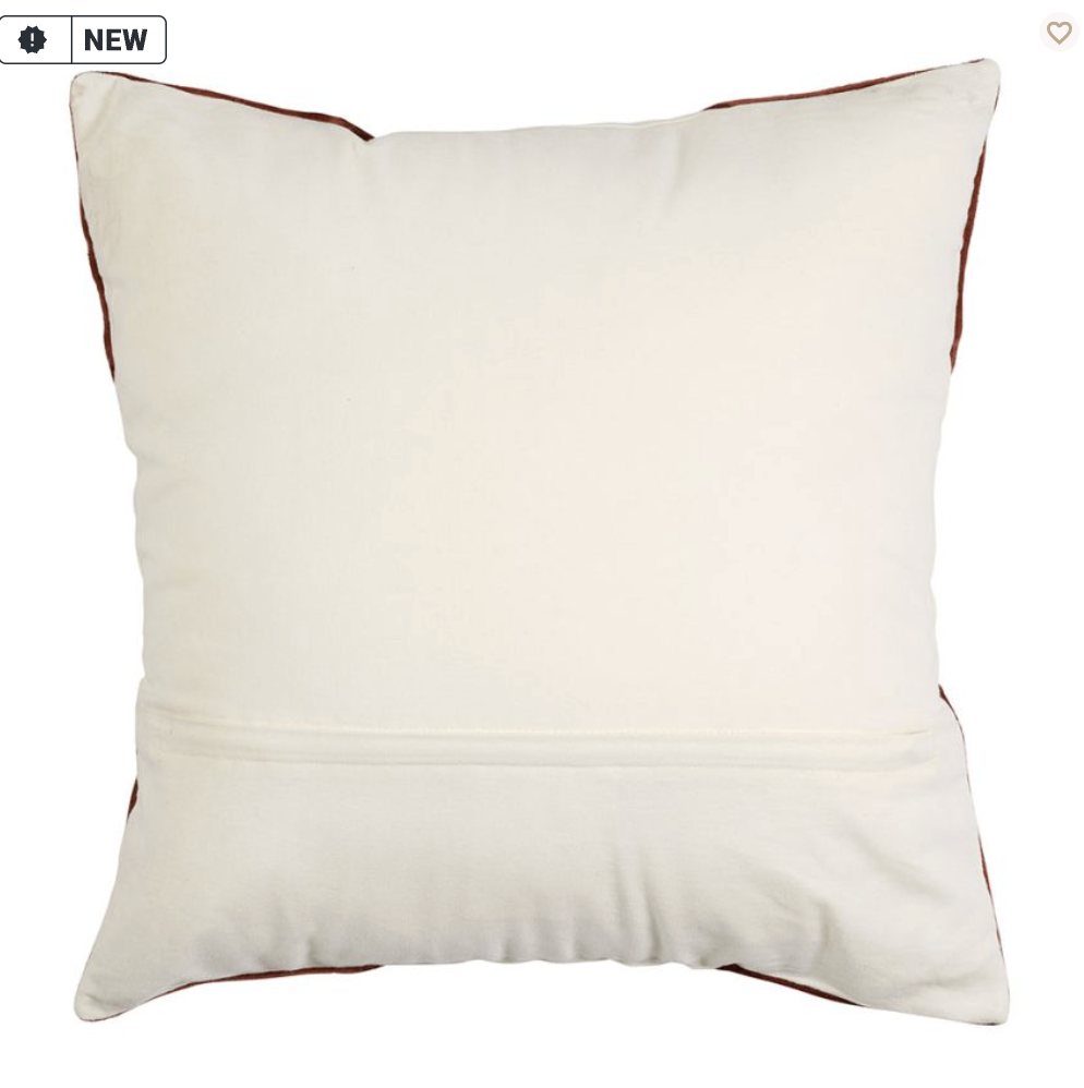 COUSSIN FLORILENE PRUNE 45X45CM