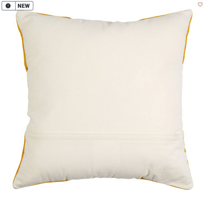 COUSSIN FLORILENE JAUNE 45X45CM