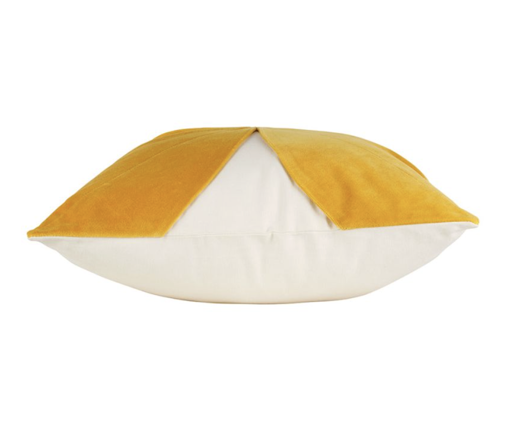COUSSIN FLORILENE JAUNE 45X45CM