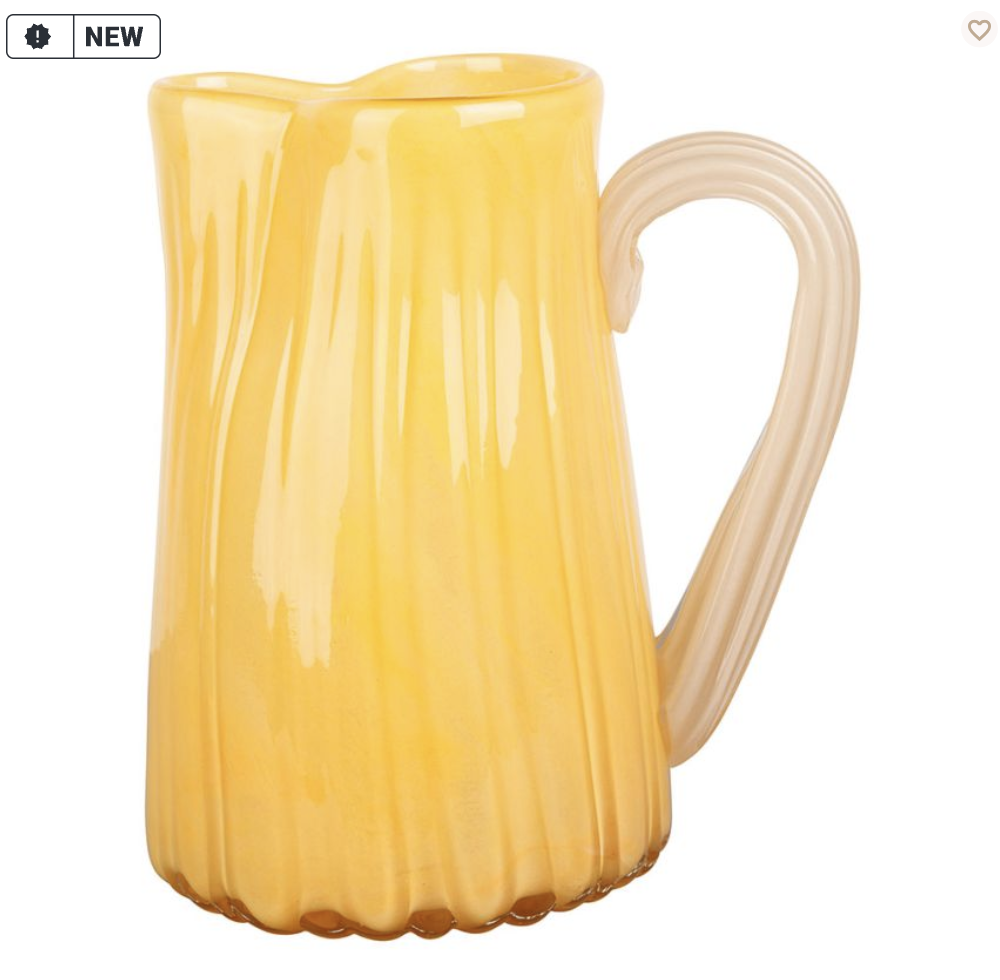 VASE PICHET SABLON JAUNE ORANGE 18.5X13.5XH20CM