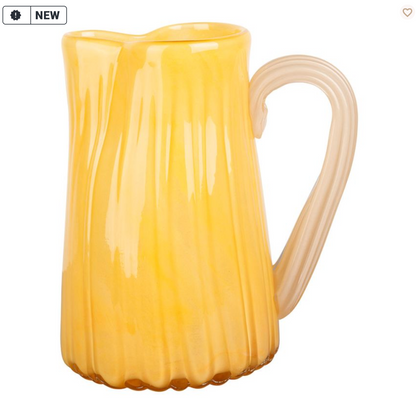 VASE PICHET SABLON JAUNE ORANGE 18.5X13.5XH20CM