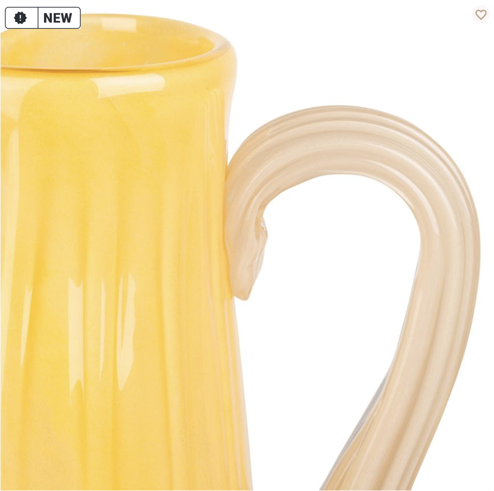 VASE PICHET SABLON JAUNE ORANGE 18.5X13.5XH20CM