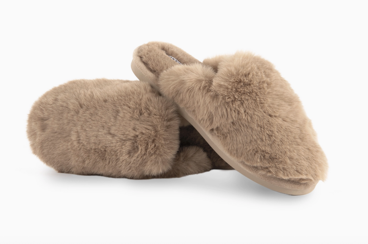Chaussons mule SNUGGS TAUPE