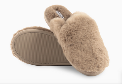 Chaussons mule SNUGGS TAUPE