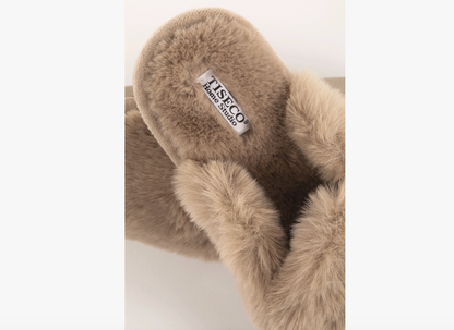 Chaussons mule SNUGGS TAUPE