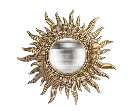 MIROIR AVA CONVEXE SOLEIL DORE 14,8CM
