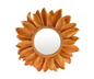 MIROIR FLEUR ORANGE 17,5CM (Copie)