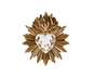Deco murale ex voto b/d 7,8x8,8cm