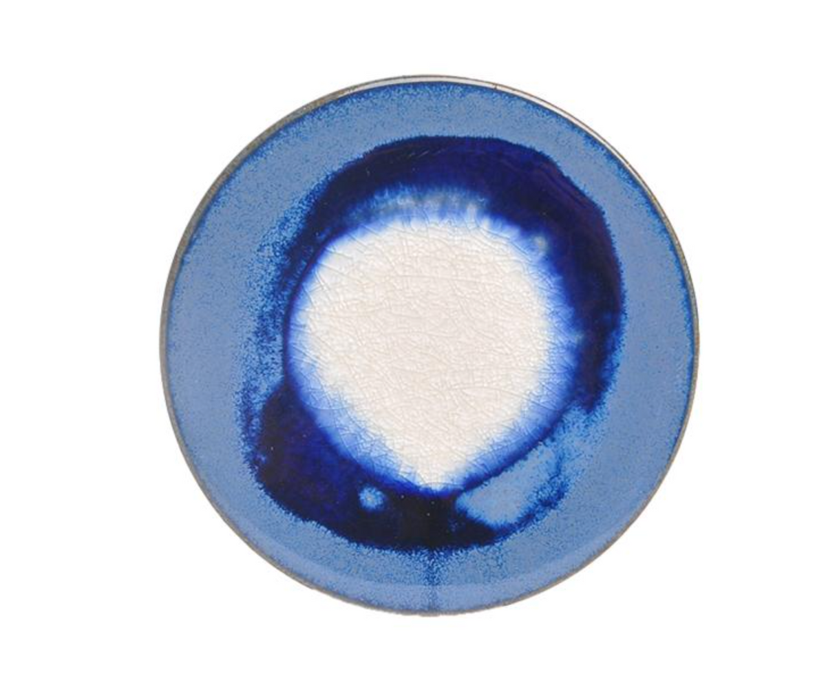 Dessous de verre ceram bleu 11cm