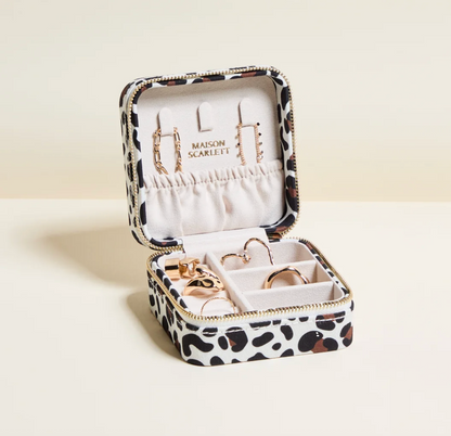 Boîte à bijoux Voyage Corinne Leopard