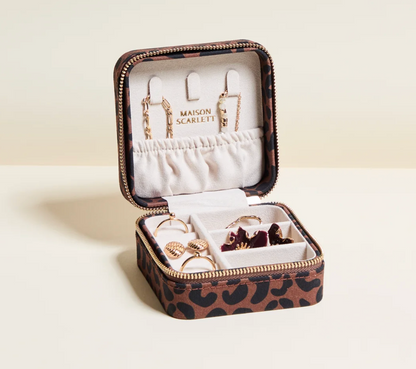 Boîte à bijoux Voyage Corinne Leopard