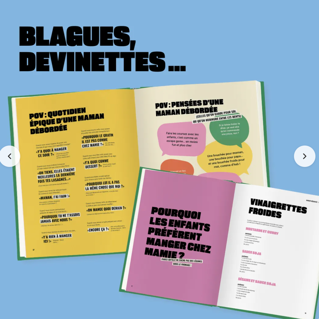 MAMAN DÉBORDÉE - Livre de cuisine