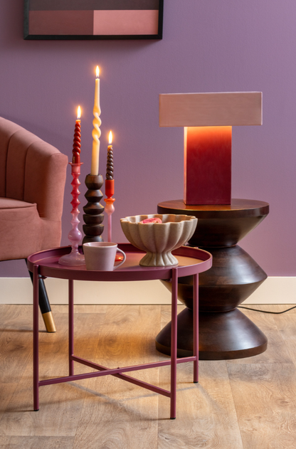 Lampe Grato Recto Mauve & Lavande