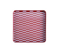 PLATEAU - Salerno Carré Moyen Burgundy & Bleu