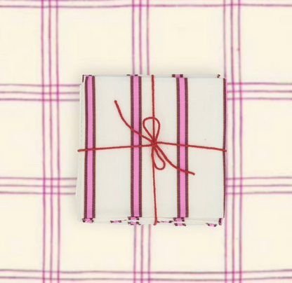 Serviettes de table x4 - Levant Garnet