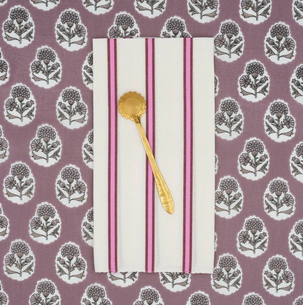 Serviettes de table x4 - Levant Garnet