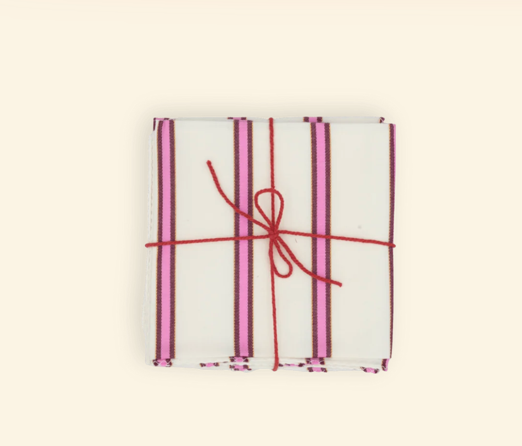 Serviettes de table x4 - Levant Garnet