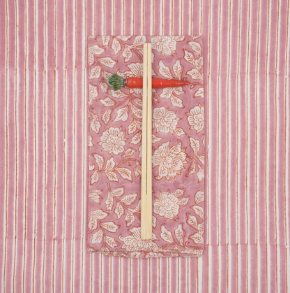 Serviettes de table x4 -  Iris Powder