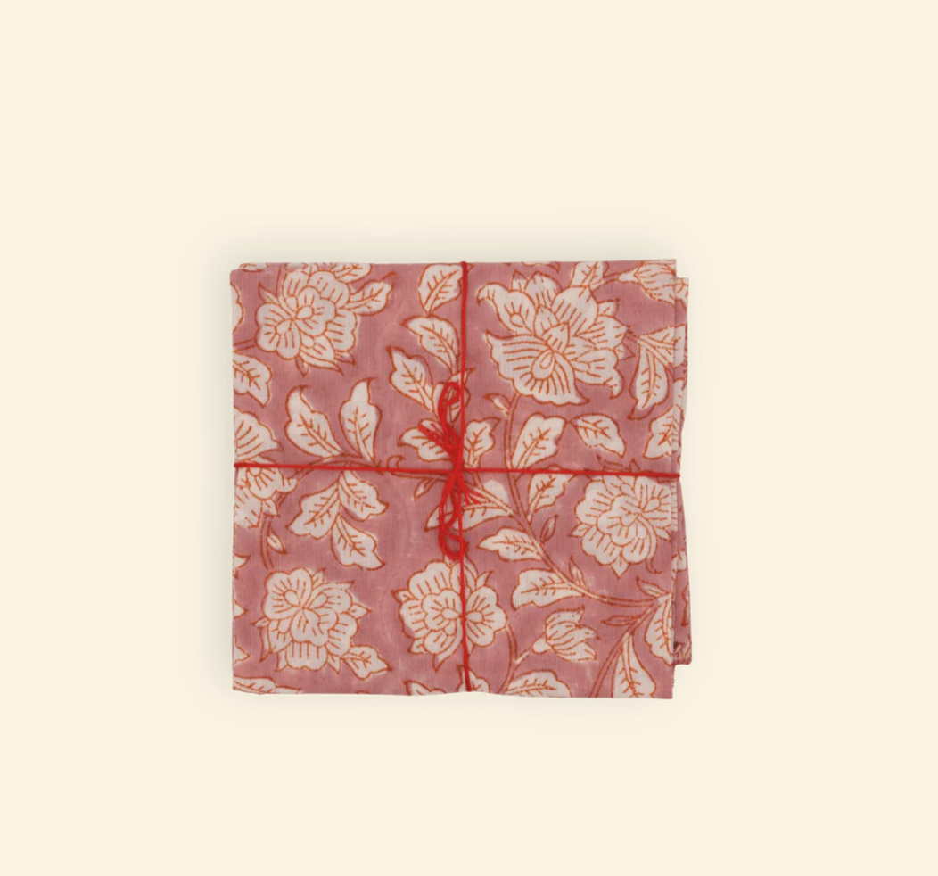 Serviettes de table x4 -  Iris Powder