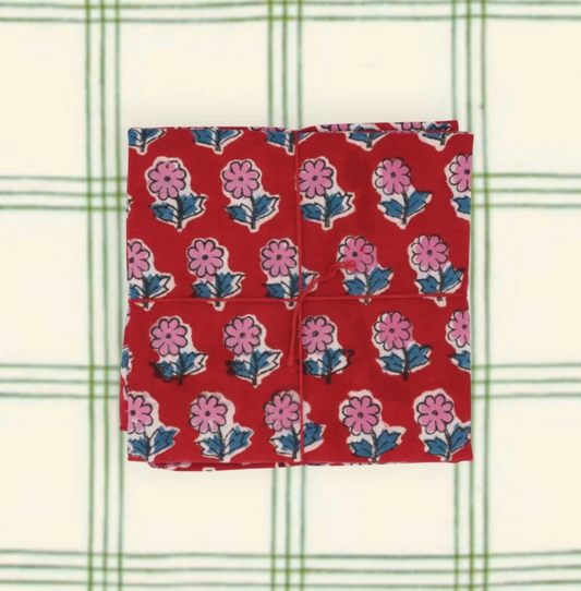 Serviettes de table x4 - Freesia Tango