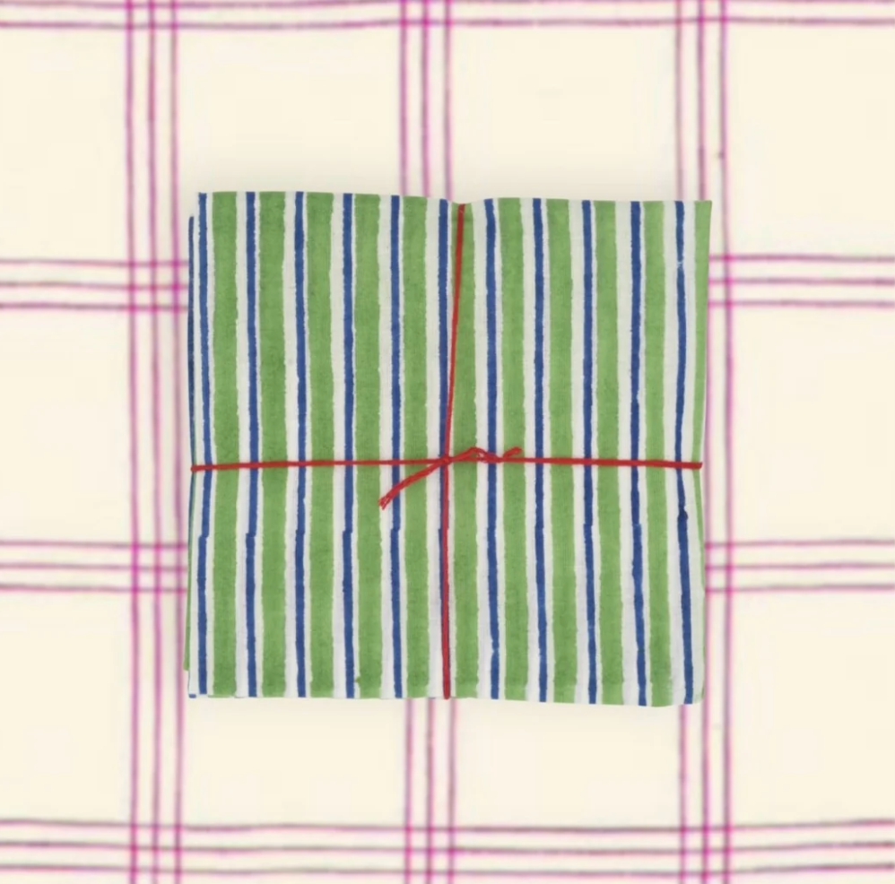 Serviettes de table x4 - Lila Evergreen