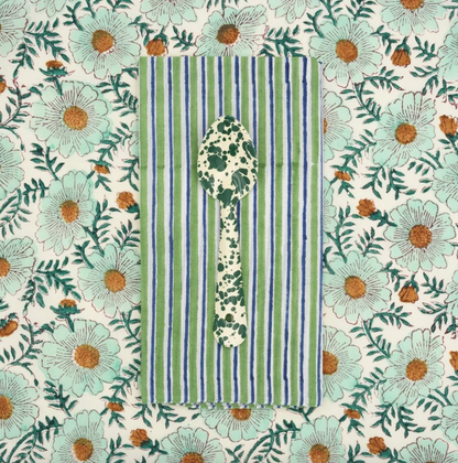 Serviettes de table x4 - Lila Evergreen