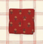 Serviettes de table x4 - Pissenlit Garnet