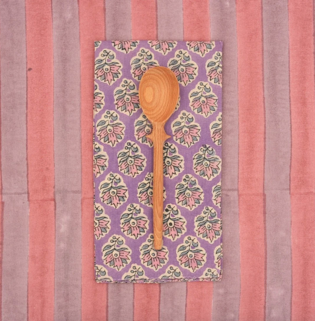 Serviettes de table x4 - Oxalis Violet