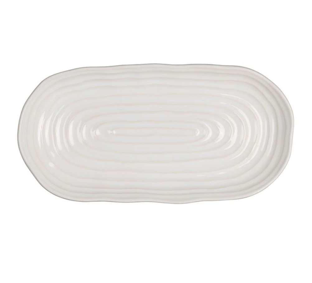 PLAT OVALE ELVAS BLANC