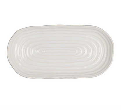 PLAT OVALE ELVAS BLANC